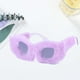 thumbnail image 4 of Gafas de sol con forma de ojo de gato difusas, creativas, cómodas, ligeras y suaves para niñas. Violeta, 4 of 9