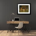 thumbnail image 4 of Wassily Kandinsky 24x19 Black Modern Framed Museum Art Print Titled - Park Von St. Cloud -Eingang (Park of St. Cloud -Entrance) (1906), 4 of 5