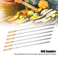 thumbnail image 3 of Brochetas Para Barbacoa, Cómodas Herramientas Para Barbacoa De Amplia Gama, A Prueba De Herrumbre, Frutas Para Pollo Con Camarones A La Barbacoa, 3 of 7