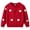 Red, variant on Knitted Cardigan for Girls Fashion Sweet Embroidery Cotton Sweaters with Button Down Size 12-18 Months,White