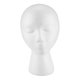 thumbnail image 1 of Foam Mannequin Wig Head Display Hat Cap Wig Holder White Foam Head, 1 of 5