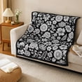 thumbnail image 3 of CHJK DIY Coloring Blanket with 24 Colors Markers, 50"X59" Soft Cozy Doodle Throw Blankets, Giant Doodle Coloring Blanket for Adults, Washable, 3 of 7