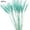 Blue, variant on AURORA TRADE 19.69” Artificial Dried Wheat Natural Fall Arrangement Bouquet (25 Count)