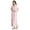Pink, variant on Womens Long Robe Soft Fleece Fluffy Plush Bathrobe Ladies Winter Warm Housecoat