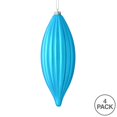 thumbnail image 2 of Vickerman M183212M Ornement de Finial à Lignes Mat Turquoise de 8 Po, 4 par Sac, 2 of 3