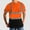 Orange, variant on FRSASU sesafety Hi Visibility Shirts for Men, Safety Shirts with Reflective Strips Class 2, Hi Vis Construction Work Shirt with Pocket Orange M(M)