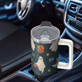 thumbnail image 5 of 40oz Halloween Tumbler with Handle, Scary Skeleton Ghost | Print | Halloween Gifts for Men & Women | with Lids and Straws | Stainless Steel Insulated | Travel Mug, 5 of 5