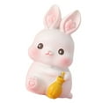 thumbnail image 2 of Oubit Home Decoration,Rabbit Ornament Pet Animal Rabbit Toy Animal Figurine Smooth Operation, 2 of 9
