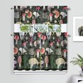 thumbnail image 2 of Mushroom Inspired Kitchen Curtains 3-Piece Set 27.5x36in Polyester Fabric Rustic Fall Decor for Cozy Thanksgiving and Halloween Vibes, 2 of 6