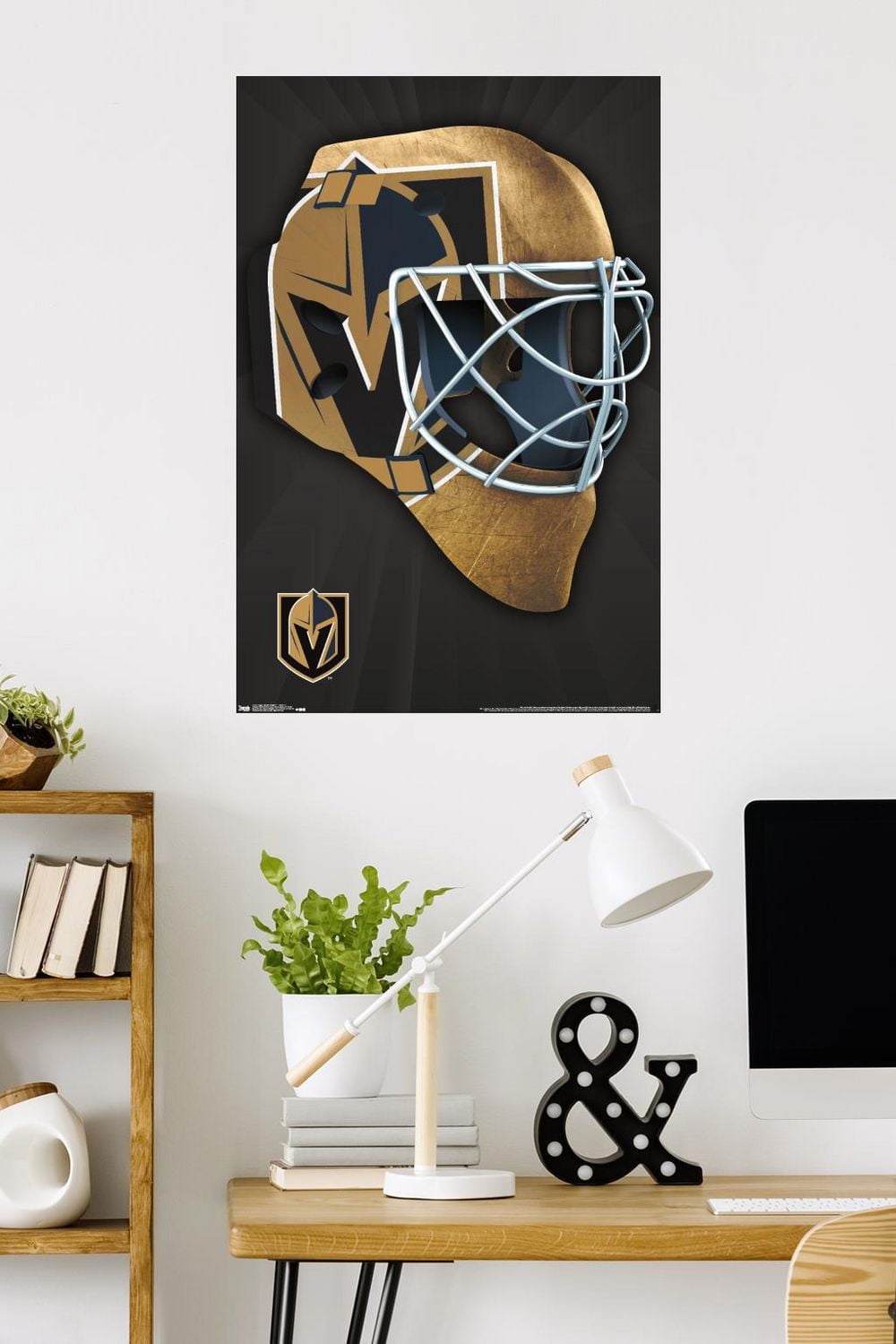NHL Vegas Golden Knights - Mask 17 Wall Poster, 22.375" x 34"