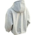 thumbnail image 3 of LpwkSSA Men's Hoodies Sweatshirts Geometric Texture Sweatshirts Long Sleeve Solid Color Casual Zipper Shirts with Kangaroo Pocket Gray M, 3 of 7