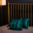 thumbnail image 6 of Yrmaups 5Pcs Silk Pillowcase For Anti-Aging And Hair Care, Luxury 19 Momme Mulberry Silk Pillow Cover, Envelope Closure Standard Size Bedding For Women And Men, Smooth Cooling Pillow Case For Bedroom, 6 of 9