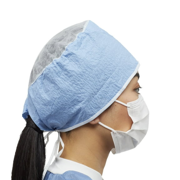 McKesson Surgical Cap - Disposable Scrub Cap with Tie Closure, Non-Sterile, 100 Ct