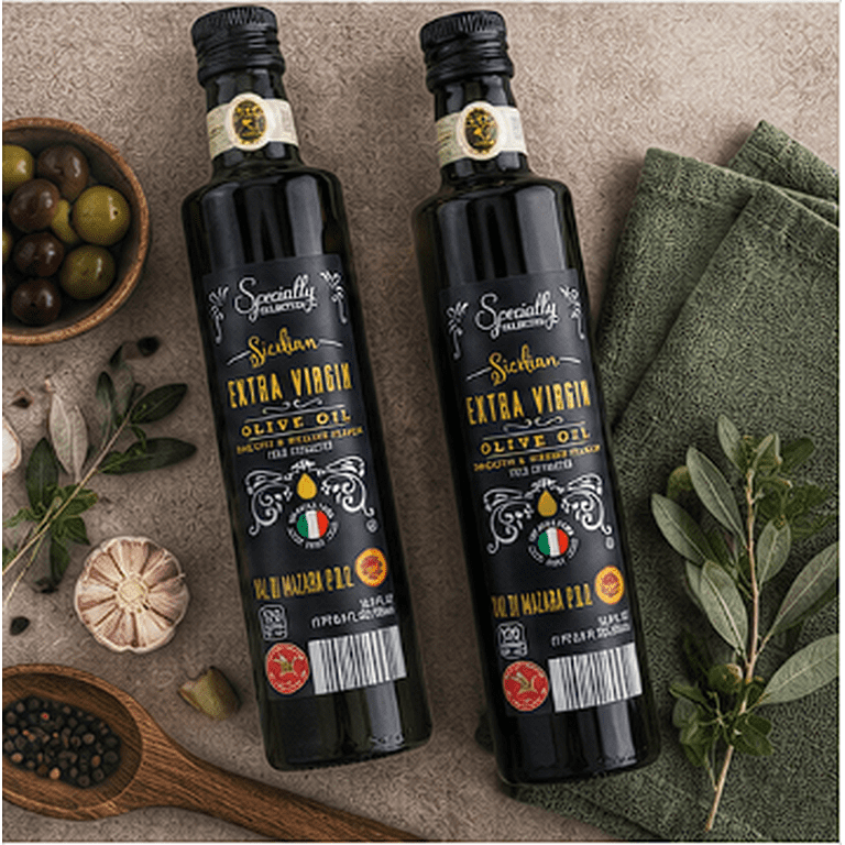 Specially Selected Sicilian Extra Virgin Olive Oil Val Di Mazara