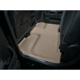 thumbnail image 3 of WeatherTech Custom Fit FloorLiners compatible with Sierra 2500HD/3500HD, Silverado 2500HD/3500HD - 2nd Row (full coverage), Tan, 3 of 5