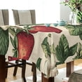 thumbnail image 5 of Yayeee Tablecloths 54" x 54" Rectangle Wrinkle Resistant Party Table Cover, Beige Strawberry, 5 of 8