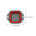 thumbnail image 2 of WHAMVOX 2pcs Draining Bowl Basket for Home Use in Green Material, 2 of 6
