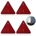 thumbnail image 1 of Señales de advertencia de reflexión triangular de remolque de 4 piezas -15 * 15, 1 of 8