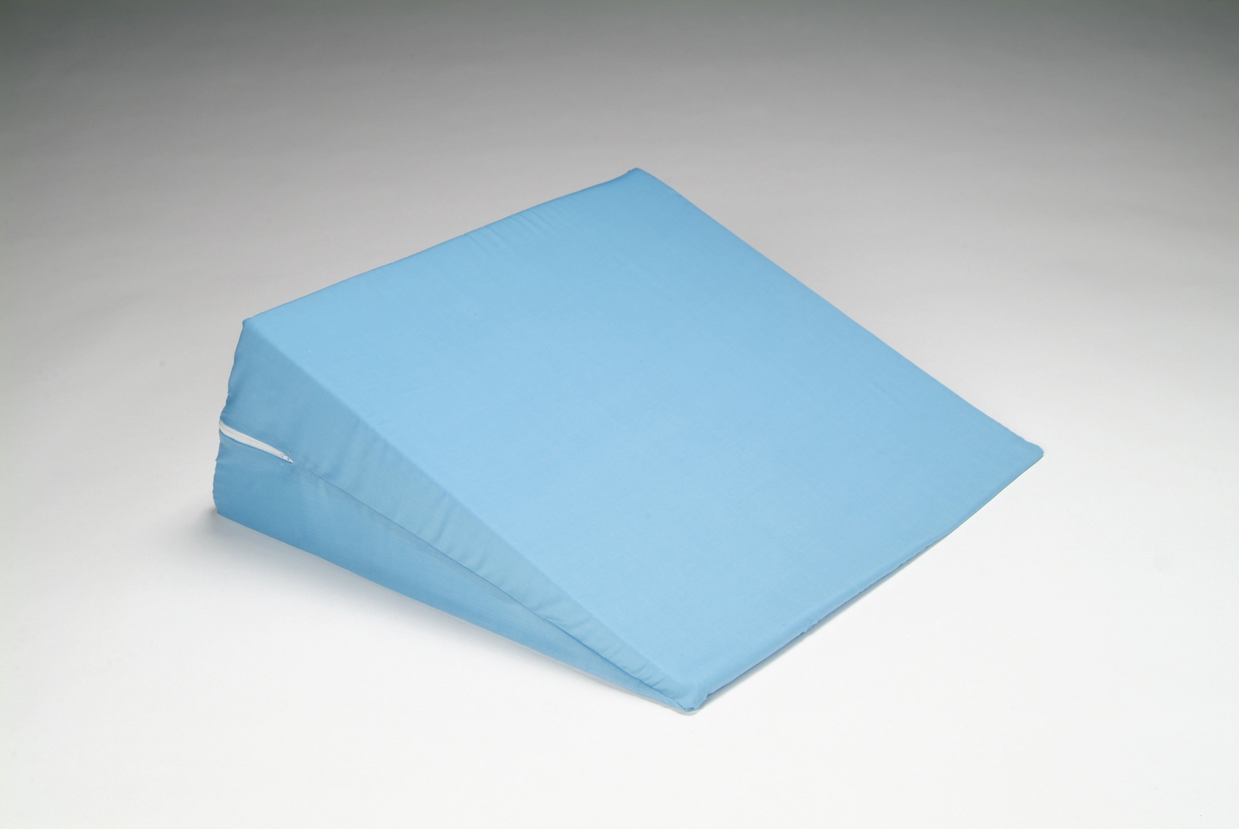Hermell Bed Wedge with Blue Zippered Cover (23" x 21" x 7") FW4070BL