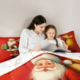 thumbnail image 5 of Manfei Merry Christmas Bedding Comforter Set,Xmas Santa Claus Twin Comforter Sets,Happy New Year Gifts Bedding Set For Child,Breathable Home Decor Reversible,2pcs, 5 of 8