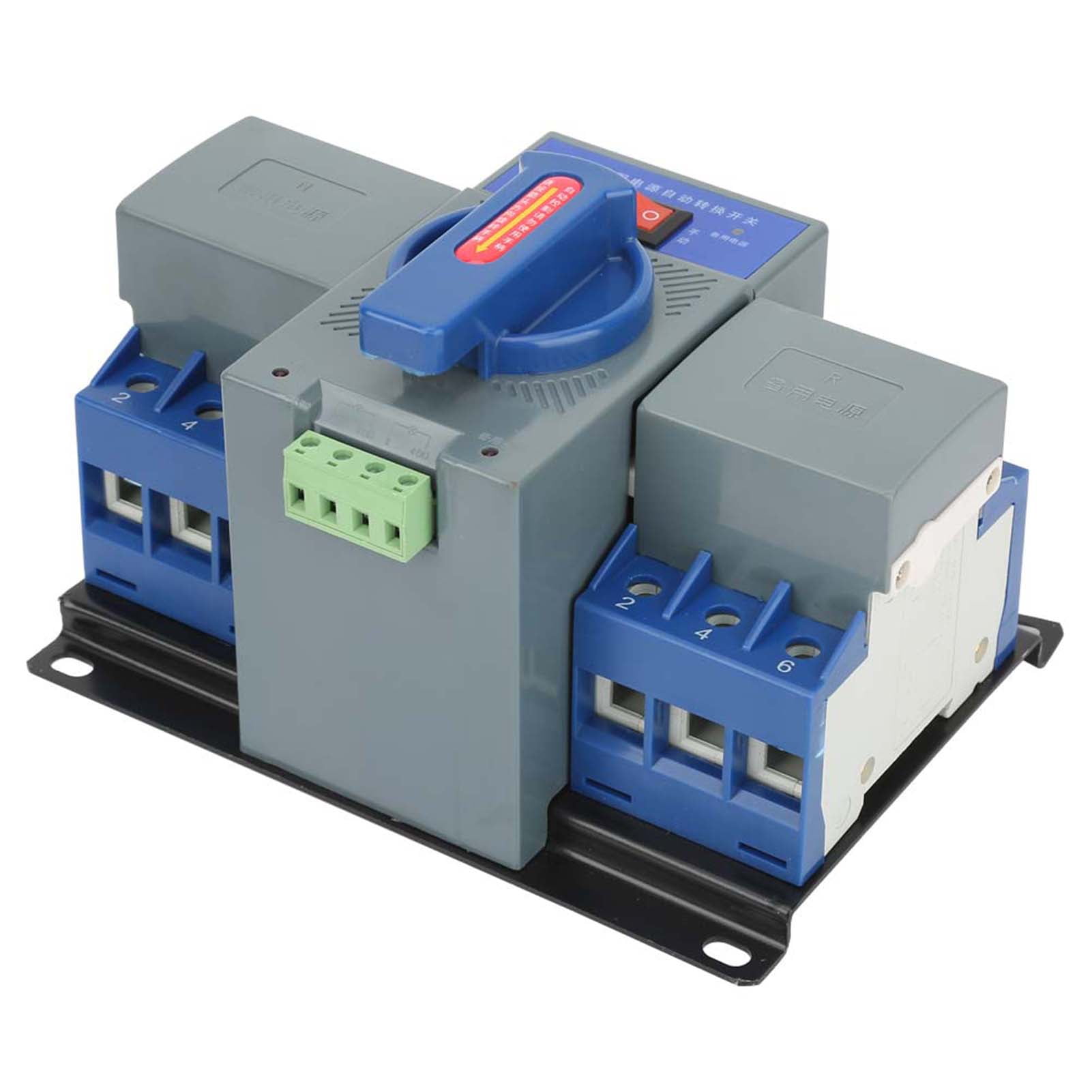 DEWIN Automatic Transfer Switch, 1pcs Mini 63A 3P Dual Power Automatic Transfer Switch