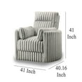 thumbnail image 5 of Ezo Swivel Accent Chair, Channel Gray Polyester Corduroy, 2 Pillows, 5 of 5