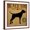 Brown Frame, variant on Art.com Black Dog at Show Art Print by Ryan Fowler, 24" x 24"