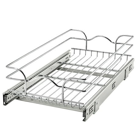 Rev A Shelf 5wb1 1222cr 1 12 X 22 Single Kitchen Cabinet Pull