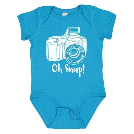 

Inktastic Camera Oh Snap Gift Baby Boy or Baby Girl Bodysuit