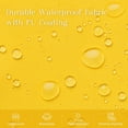 thumbnail image 3 of Phantoscope Outdoor Pillow Inserts - Pack of 2 Square Form Water Resistant Decorative Throw Pillows, 18" x 18", Yellow, 3 of 6