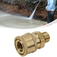 thumbnail image 2 of Benafini 1/4 Inch Quick-Release Connector Coupler Fitting for High Pressure Washer + Hose, 2 of 6