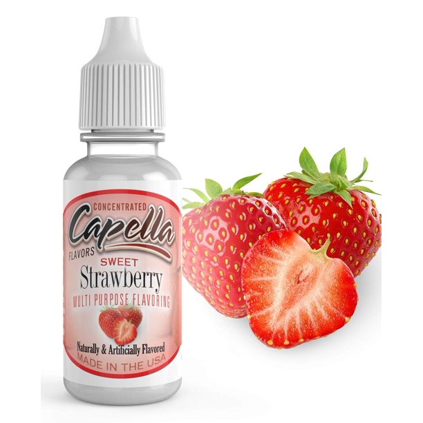 CAPELLA FLAVOR DROPS SWEET STRAWBERRY 13ML / .4OZ