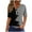 Gray-31, variant on Ultrave Plus Size Tops for Women Button Down Shirts Short Sleeve Casual Summer Outfits