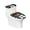 Dogs Pattern, variant on HELLHERO Christmas Cow Pattern Toilet Seat Protector 2 Piece Set Stylish for Hotel Home, Elastic Bottom