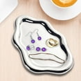 thumbnail image 4 of Plato de Joyería de Cerámica, Organizador de Joyas, Plato de Baratija de Estilo Moderno, Plato de Cerámica para Esposa, Madre, Novia, Acción Estilo A, 4 of 8