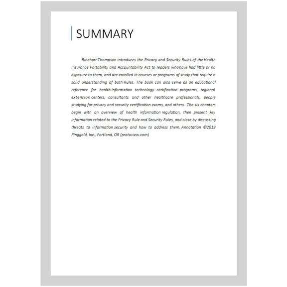 Introduction to Health Information Privacy Security