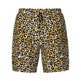 thumbnail image 4 of Lsque Mens Swim Trunks Leopard Pattern - Bathing Suit Compression Liner - Beach Swim Shorts Swimwear - (S-3XL) - Stretch Quick Dry -XX-Large, 4 of 9