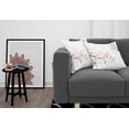 thumbnail image 3 of Ambesonne Floral Throw Pillow Cover 2 Pack, Soft Sakura Flower Branches, 20", Umber Green, 3 of 7