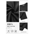 thumbnail image 4 of COOFANDY Men's Cotton T-Shirts Oversized Shirt Short Sleeves Streetwear Loose Fit Summer Tee Tops Washed Basic Unisex Shirts, 4 of 6