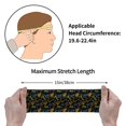 thumbnail image 2 of Technology Lines Skateboard Letters Sports Headband for Women Men, Running Headband Sweat Bands for Cycling, Yoga, Spa, Athleti, Workout - Moisture Wicking Hairband, 2 of 5