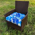 thumbnail image 2 of Unique Choice 2 Pieces Outdoor Chair Cushions, Patio Chair Pads, Blue, 2 of 8