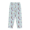 thumbnail image 5 of Naloa Poodle Dog Print Women’s Ultra-Soft Comfy Pajama Lounge Pants with Pockets & Drawstring, 5 of 8