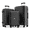 Black-3PC Set, variant on Carry On Luggage 28“ Airline Approved, PC Hard Shell Suitcases with 360° Spinner Wheels, Lightweight Luggage, TSA Approved, Large Carry-On Suitcase for Lightweight Travel
