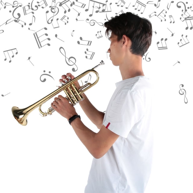 Conveniente Trompeta Profesional Partido de Trompeta de Tono Transparente Para Trompetas Amante de la Música Instrumentos Musicales