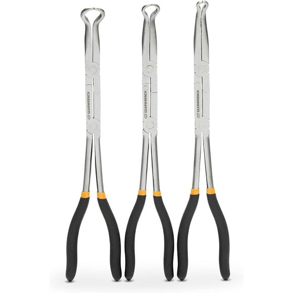 GEARWRENCH - Juego de 3 alicates de agarre de manguera doble X