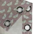 thumbnail image 4 of Ambesonne Botanical Grommet Curtain, Ginkgo Leaves Retro, 50" x 72", Mauve Taupe Mint Green, 4 of 6