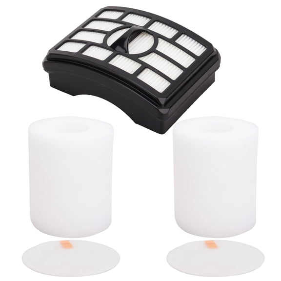 Vacuum Filters Replacement for Shark Rotator Professional Lift-Away NV500 NV501 NV502 NV503 NV505 NV510 NV520 NV552 ZU780 ZU782 ZU785 UV560, 1 HEPA Filter, 2 Foam & 2 Faux Felt Filter # XFF500&XHF500