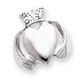 thumbnail image 1 of 925 Sterling Silver Vintage Claddagh Ring Celtic, 1 of 5