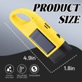 thumbnail image 2 of HIBIBUD 2Pcs Windfire Flashlight,Buckle Design Rechargeable Flashlights,Hand-Cranked Generator Flashlight Rechargeable,Yellow2, 2 of 7