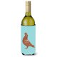 thumbnail image 1 of Abrazo decorativo para botella Caroline's Treasures Treasures African Owl Pigeon Blue Check 750 ml multicolor, 1 of 1